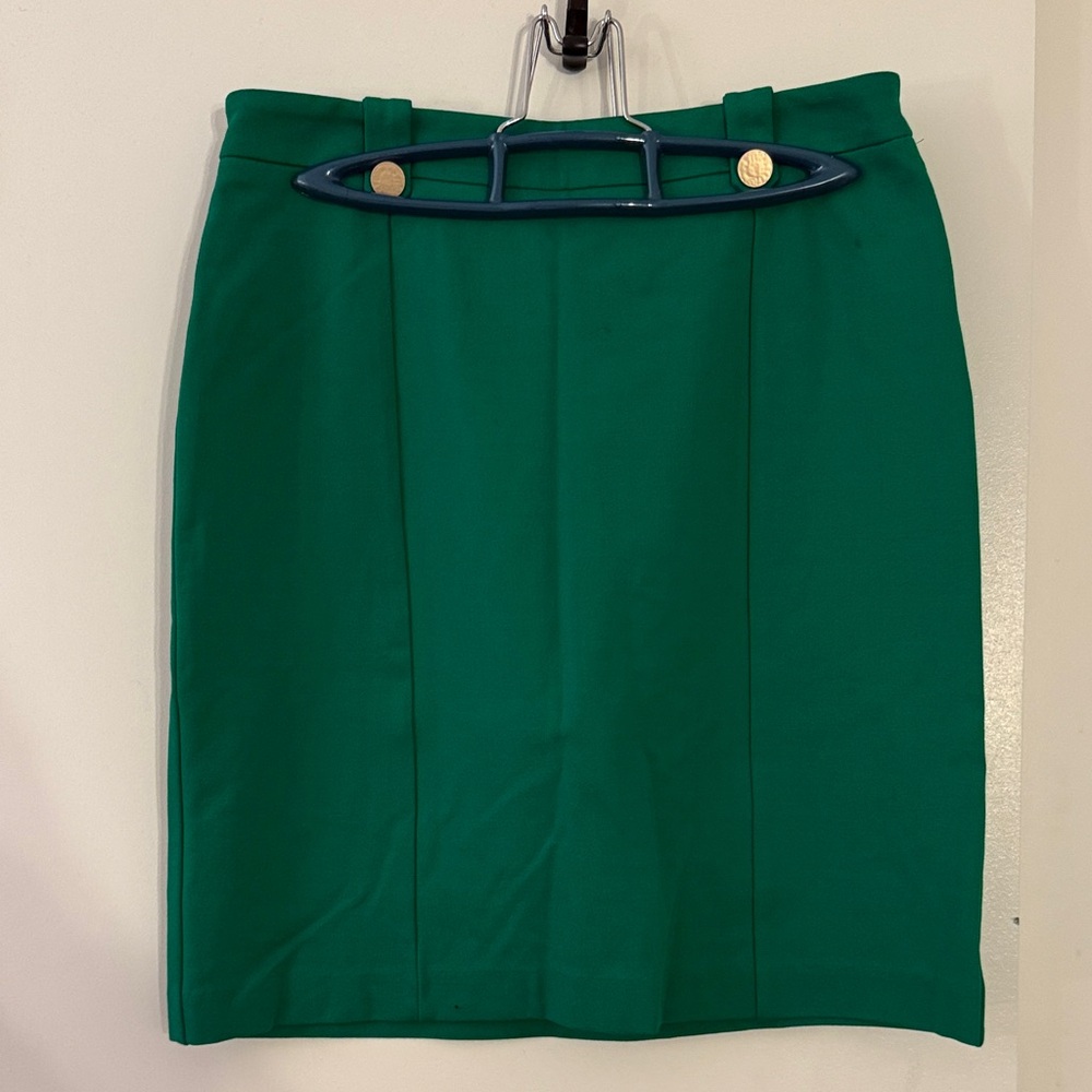 Green Women's stretchy mini Skirt
